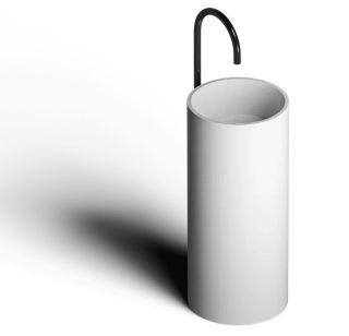 Раковина напольная by Deonria Hilari 45x90см белый